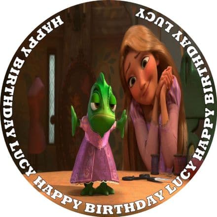 Tangled Edible Cake Topper