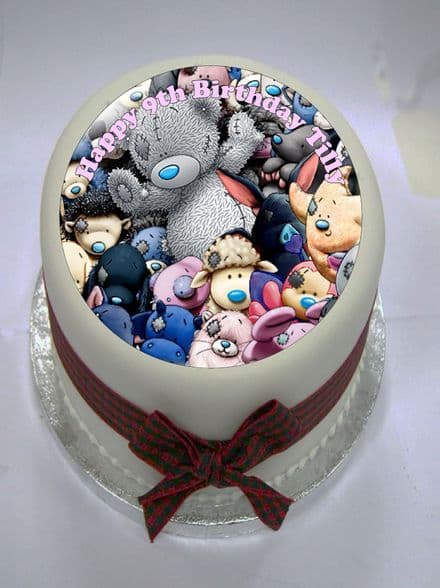 Tatty Teddy (Option 2) Edible Cake Topper