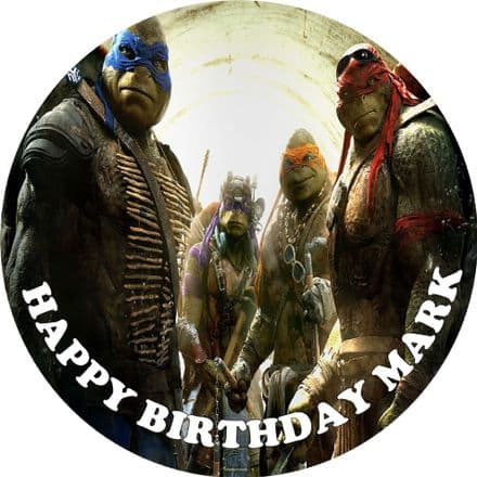 Teenage Mutant Ninja Turtles Edible Cake Topper