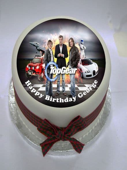 Top Gear Edible Cake Topper