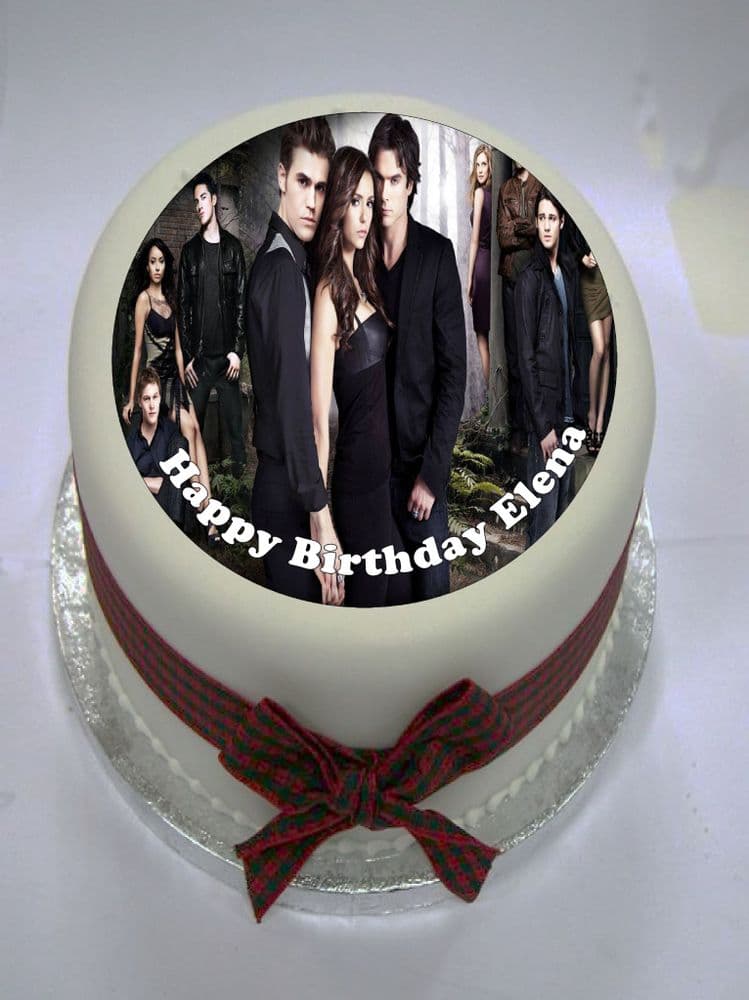 Vampire Diaries Edible Cake Topper