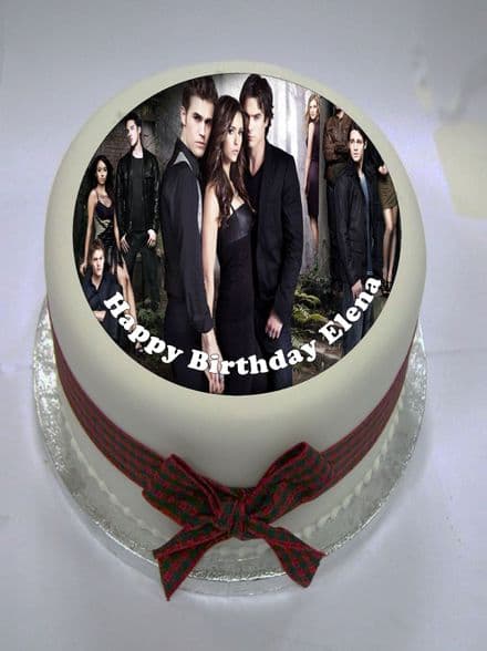 Vampire Diaries Edible Cake Topper