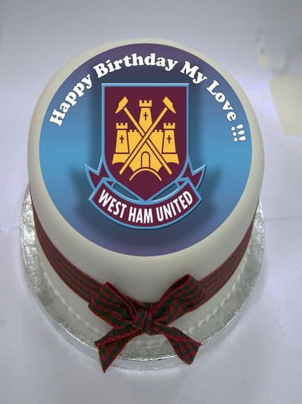 West Ham Edible Cake Topper
