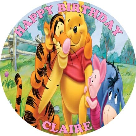 Winnie the Pooh Edible Cake Topper