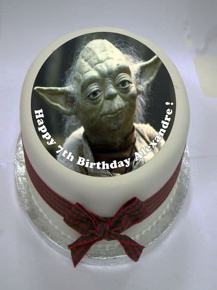 Yoda Edible Cake Topper