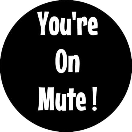 You're on Mute Edible Cupcake Topper