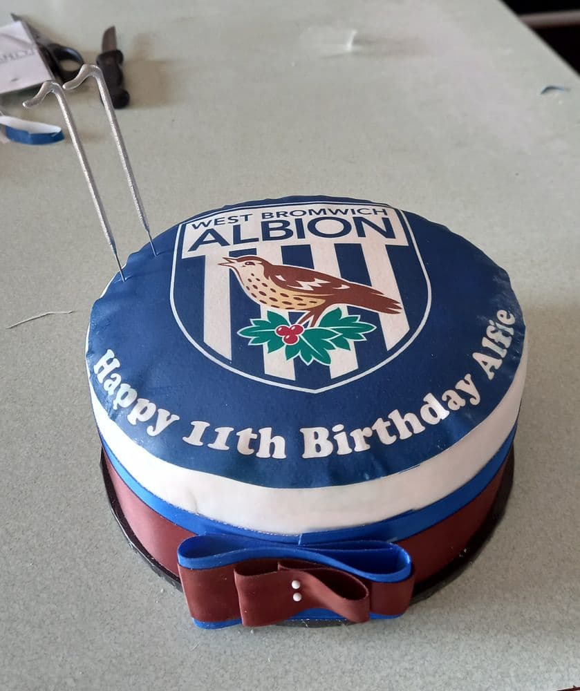 West Brom Edible Cake Topper