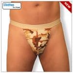 Desert Camo Mens Swim G String