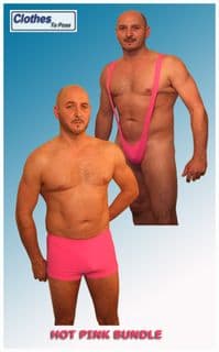 Hot Pink Mankini Bundle