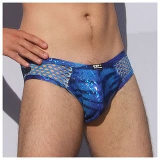 Mens Brief - Royal Blue Hologram