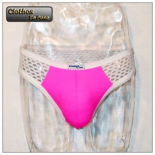 Mens Brief - Rude Dude (Pink)