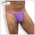 Purple Mens Swim G String