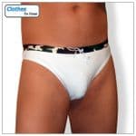 Swim Brief - White Camo Sport