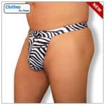 Zebra Mens Swim G String