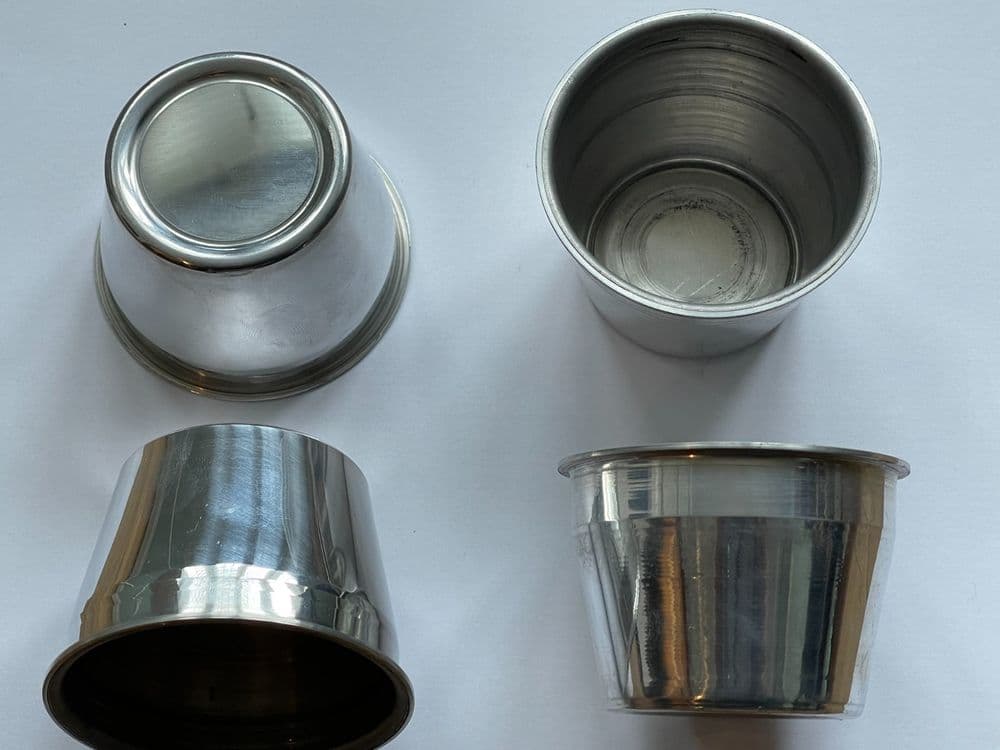 CLASSIC AUSTIN NEW WHEEL CENTRE CAPS X 4 METAL NOT PLASTIC (FREE UK POST)