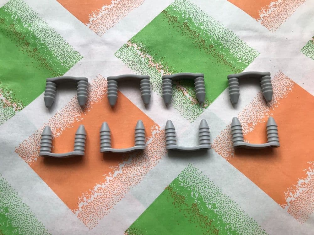 FORD CORSAIR GENUINE FORD NEW OLD STOCK NOS ENGINE BAY WIRING CLIPS X 8