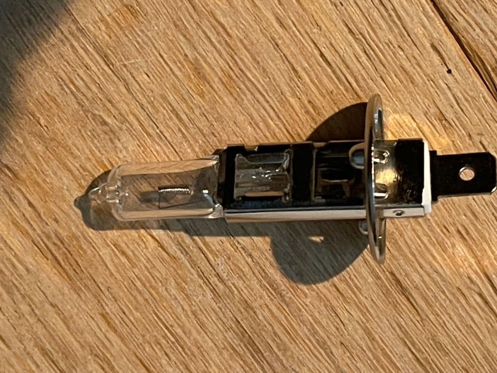 H1 448 HALOGEN HEADLIGHT BULBS 12V 55W  X 10