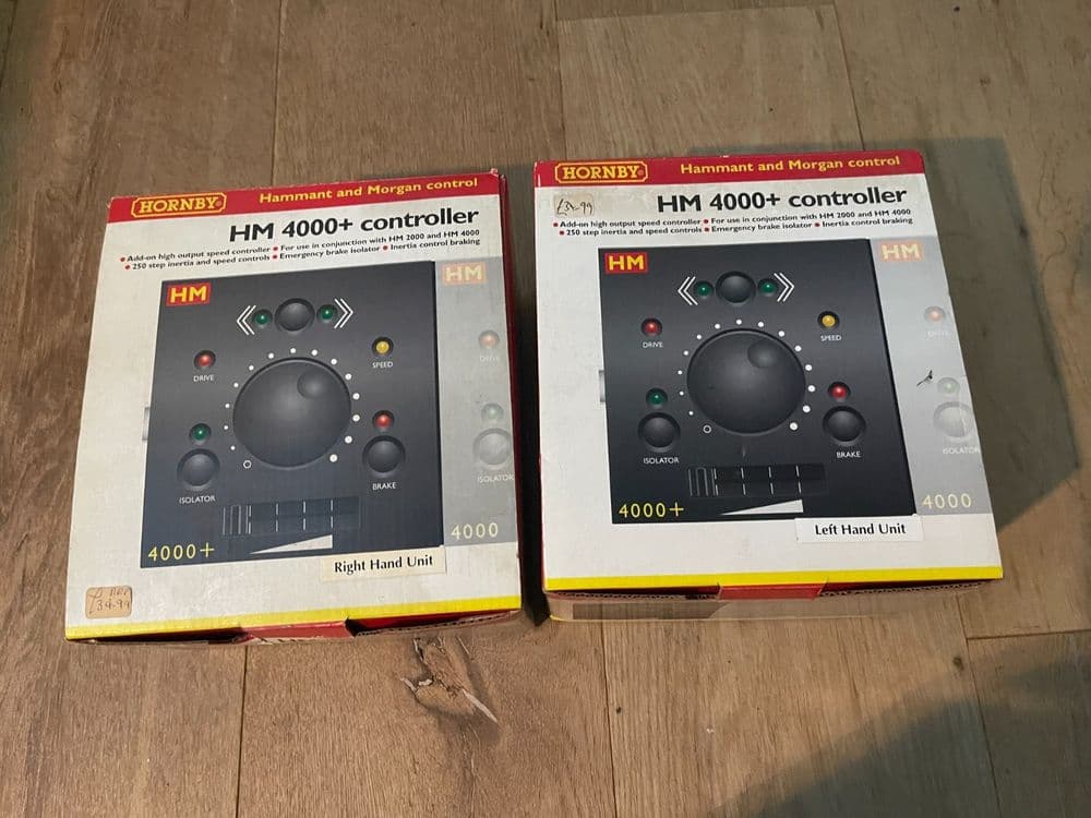 R8081 Hornby HM4000+ Controllers pair-  1 x Left Hand AND 1 x Right hand Unit