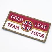 Gold Leaf Team Lotus Sew On Patch