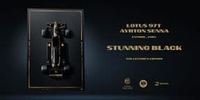 LOTUS 97T - AYRTON SENNA - STUNNING BLACK - ESTORIL, 1985 | COLLECTOR’S EDITION