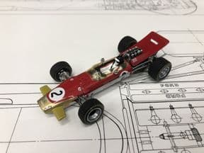 Quartzo 27805 Lotus 49B #2 Jackie Oliver Belgian GP 1968 1:43