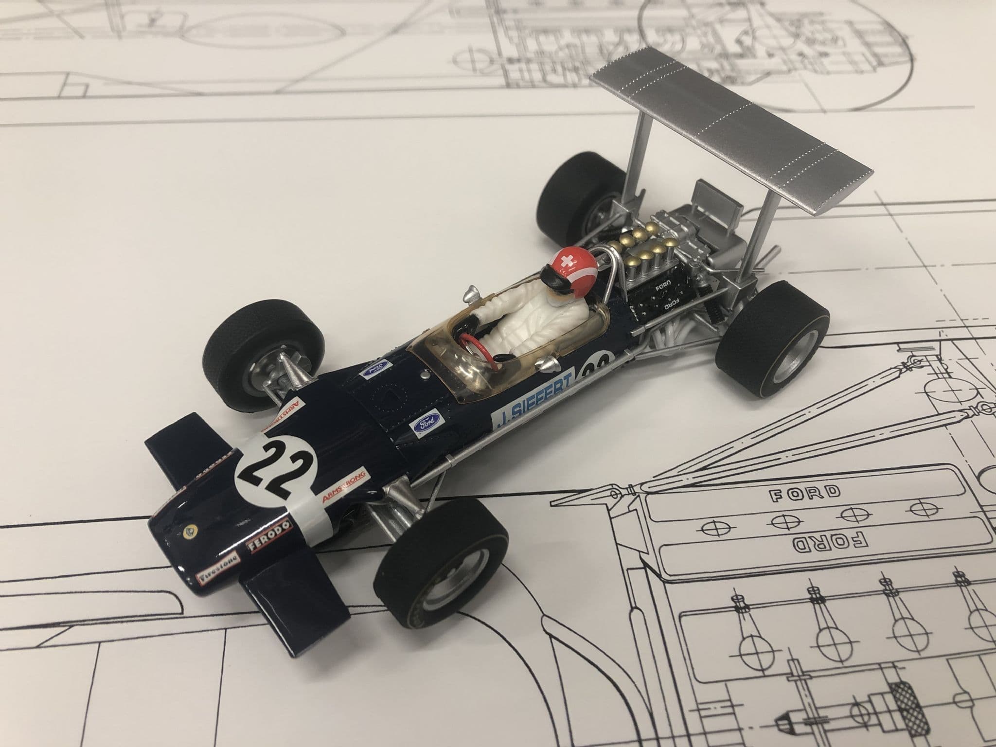 Scalextric C3413 Lotus Type 49B Jo Siffert Rob Walker Racing 1968