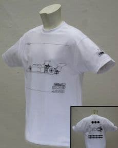 Team Lotus type 72 General Arrangement Drawing T-Shirt