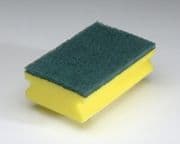 Colour coded sponge scorer (non-abrasive) - red