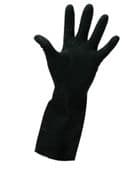 Heavy Duty Black Rubber Gloves Medium (MEDIUM)