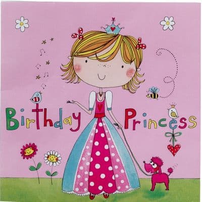 'Princess' Paper Napkins by Ellen 20pcs