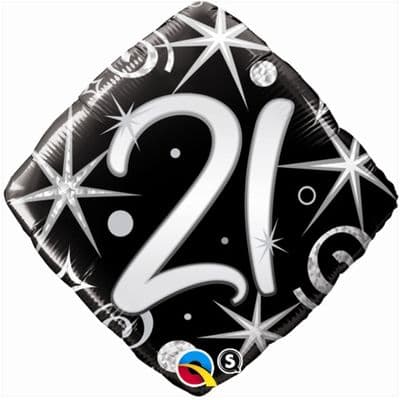 21 Elegant Sparkles Foil Balloon (18