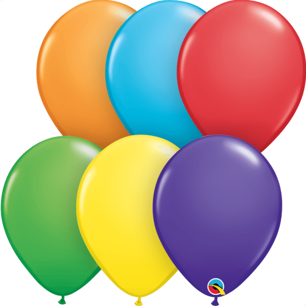 5 inch Rainbow Assortment Balloons - Qualatex 5