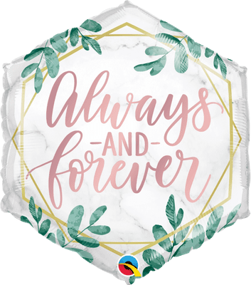 Always & Forever Greenery Foil Balloon (20