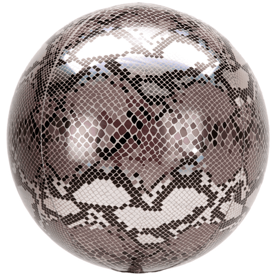 Animalz Balloon - Animalz Snake Skin Print Orbz Balloons