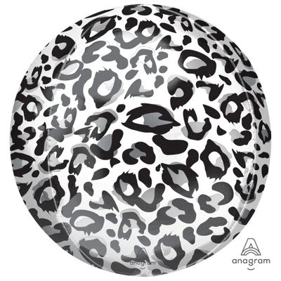 Animalz Balloon - Animalz Snow Leopard Print Orbz (15