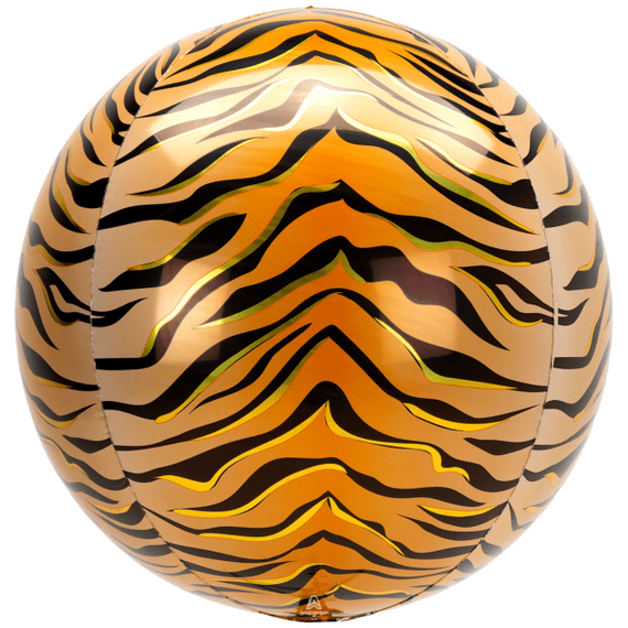 Animalz Balloon - Animalz Tiger Print Orbz Balloons