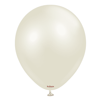 Aura Ivory White 18 inch Balloons - Kalisan 18