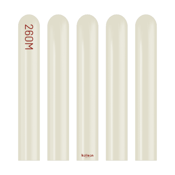 Aura Ivory White 260Q Balloons Wholesale Kalisan 260Q Modelling Balloons