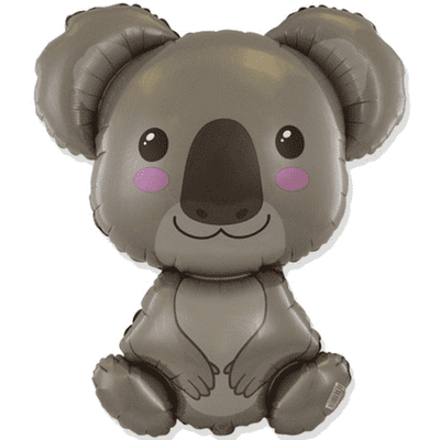 Baby Koala Large Foil Balloon 1pc (Flexmetal 33