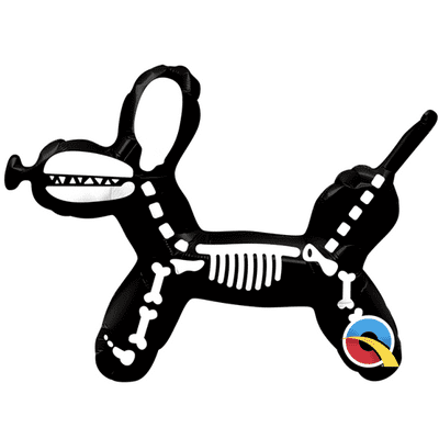 Balloon Dog Skeleton Foil Balloon (14