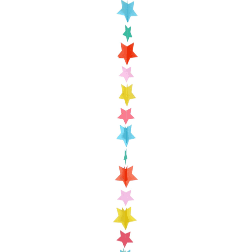 Balloon Tails - Multicolour Stars Balloon Tail (1.2m) | Free Delivery Available