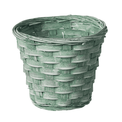 Bamboo Casi Lined Pot (Green 15cm)