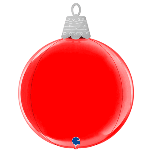 Red Bauble Foil Balloon (21
