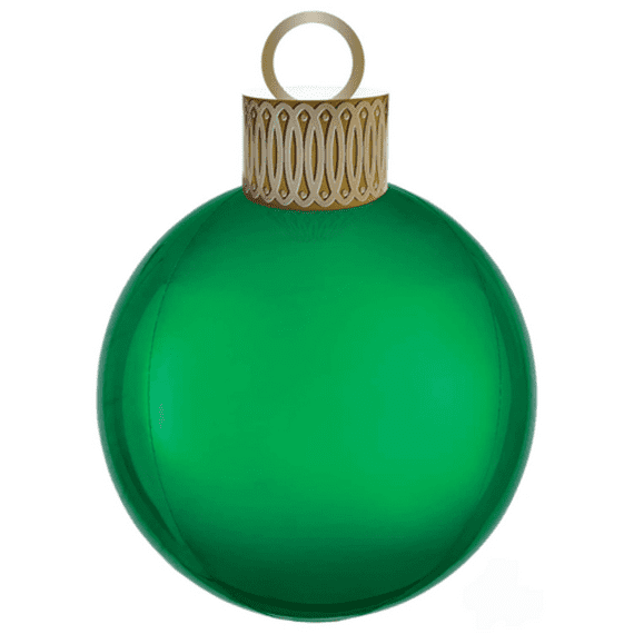 Green Bauble Orbz Balloon - Orbz Balloons