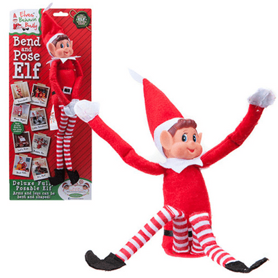 Bend & Pose Red Boy Elf Figure (12