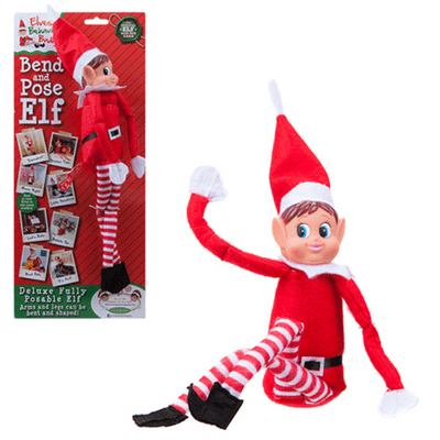 Bend & Pose Red Girl Elf Figure (12