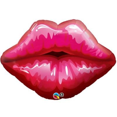 Big Kissey Lips Large Foil Balloon 1pc