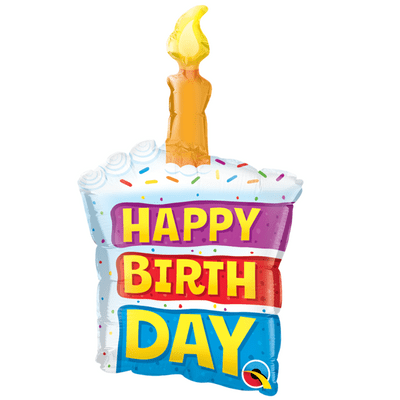 Birthday Rainbow Cake Foil Balloon (14