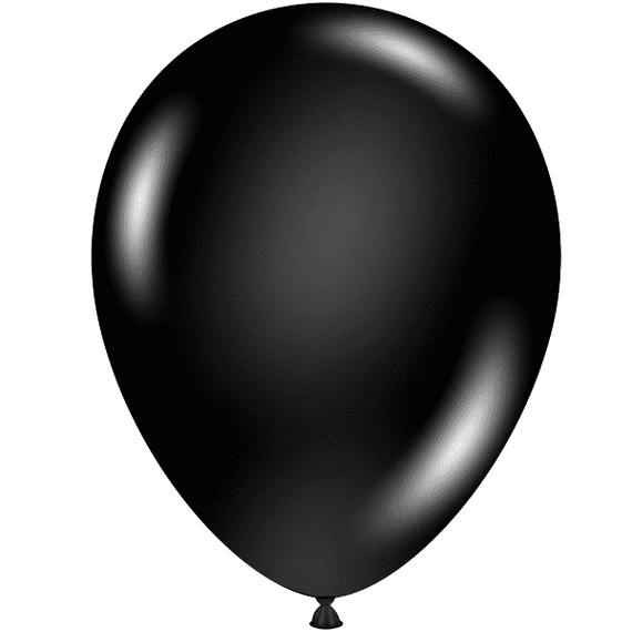 Black 11 inch Balloons - 11