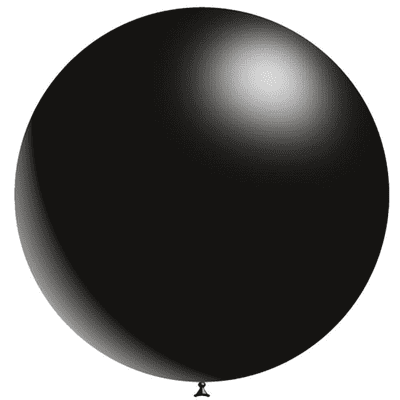 Black 18 inch Balloons - Decotex 18